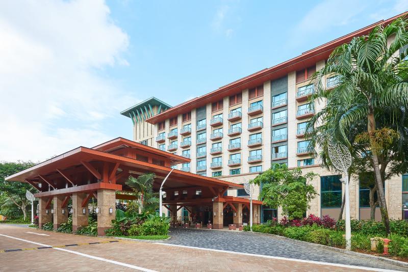 Resorts World Sentosa - Festive Hotel Σιγκαπούρη Εξωτερικό φωτογραφία The hotel's main entrance