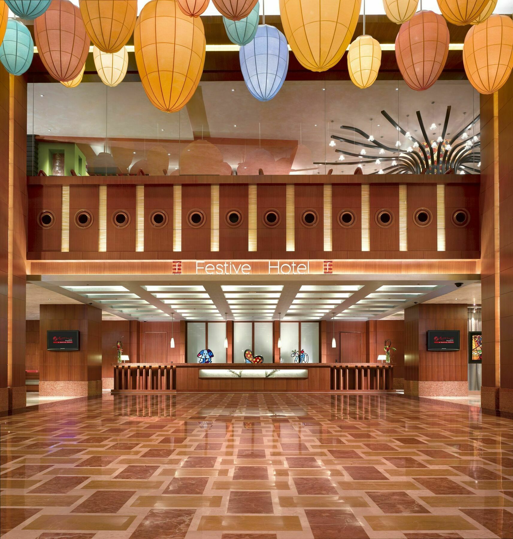 Resorts World Sentosa - Festive Hotel Σιγκαπούρη Εξωτερικό φωτογραφία Lobby